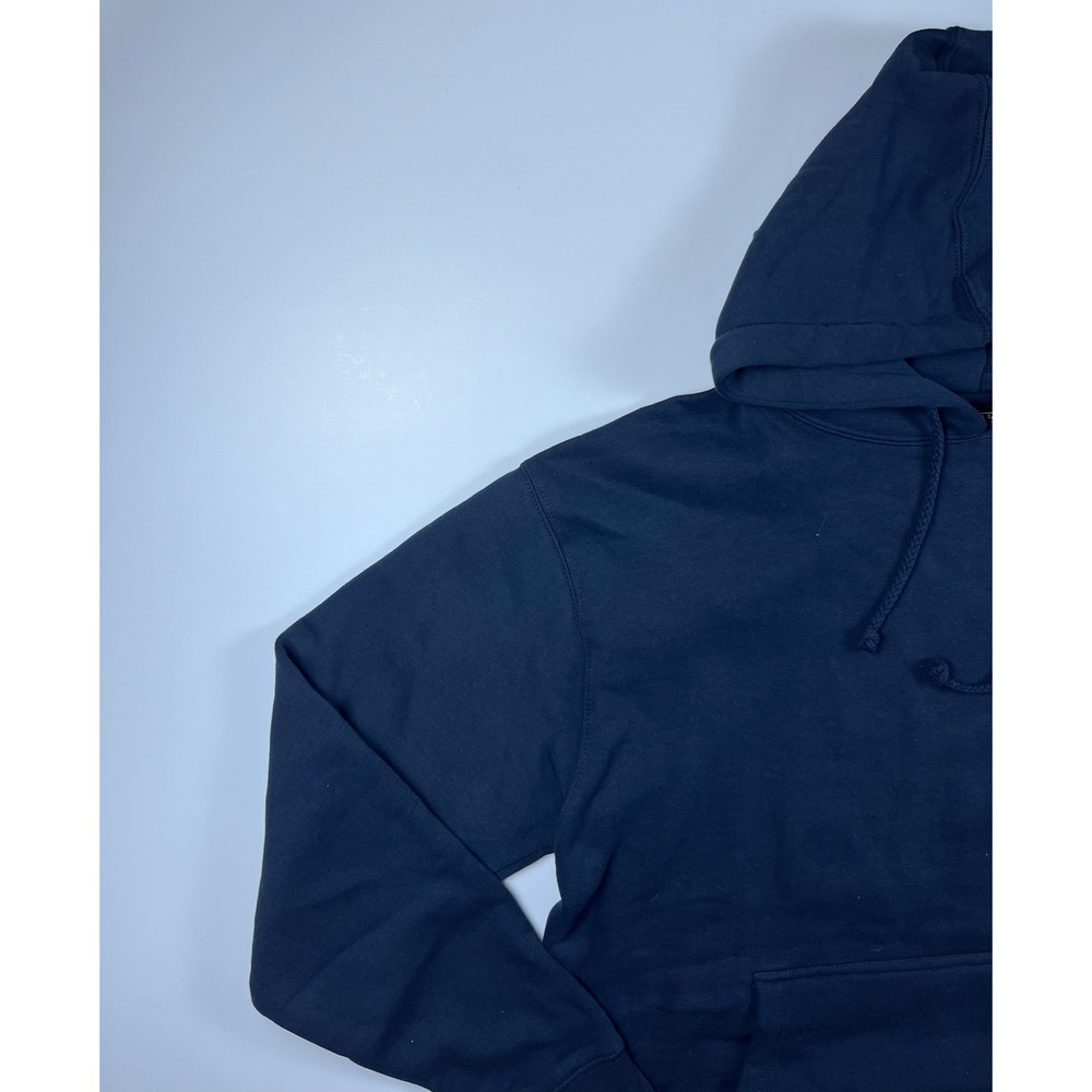 Dark Seas Grundens Great Depths Coastal Fleece Hoodie Navy Blue Mens L NWT - Picture 3 of 15